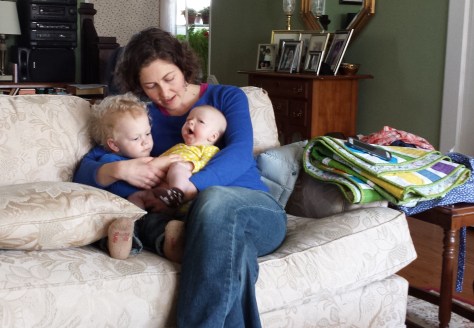 My son Max wanted Lillian on his lap, always. He was so very gentle!