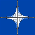 four pointed star