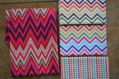 chevrons and dots