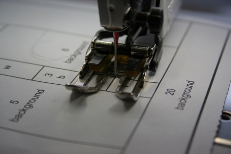 sew along line