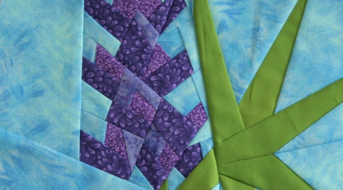 Friday Finish: Lupine, a Foundation Paper Piecing Pattern