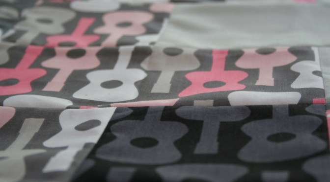 Work in Progress: Pink & Grey Baby Plus Quilt