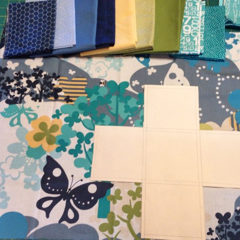 fabric pull for baby plus quilt
