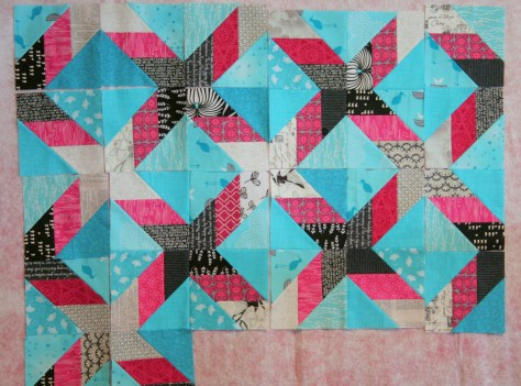 star crazy quilt progress