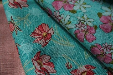 small flowers fussy cutting planning