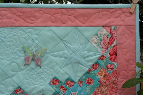 paper pieced star butterfly quilt garden