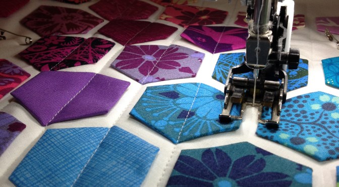 Modern Hexies Mini Progress