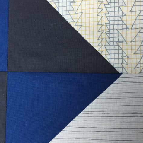 This project has helped me let go of a bit of my OCD. I let this imperfect seam match go, but the perfect center (far left) made up for it!