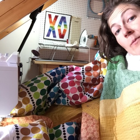 quilting IG selfie