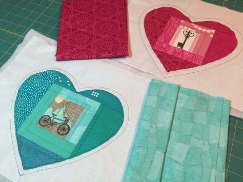 Key to my heart tea cozy progress