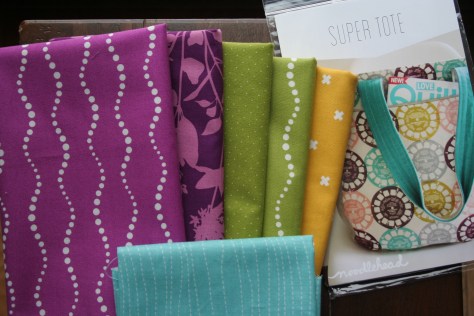 fabric and noodlehead super tote pattern