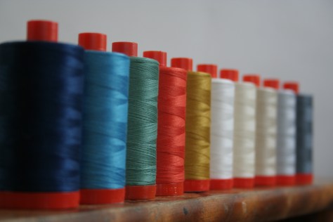 Doe coordinating Aurifil thread set