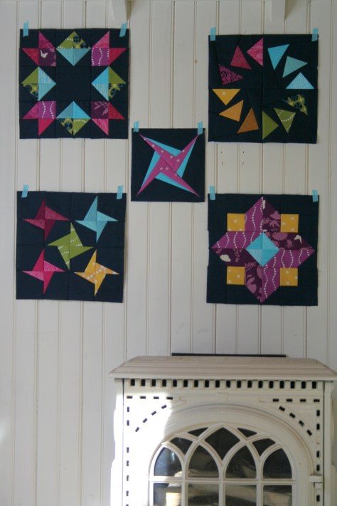 navy is the new black quilt blocks
