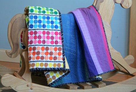 rainbow jellyroll quilt