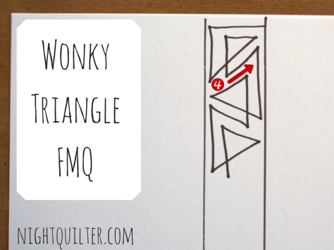 FMQ Wonky Triangles Step 2