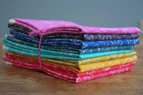 alison glass sun prints fabric rainbow