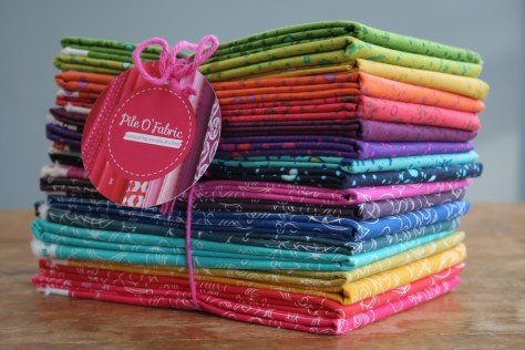 alison glass sun prints fabric rainbow