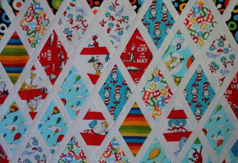 dr seuss quilt top finish