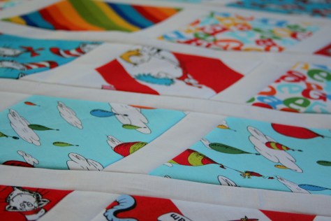 dr seuss quilt top finish