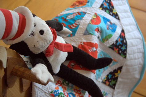 dr seuss quilt finish