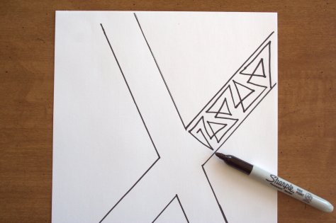 wonky triangle fmq tutorial