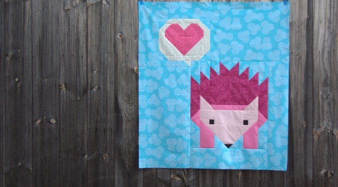 April Finish: {ALYoF} Pinkalicious Hazel Hedgehog Quilt Top, Plus Some!