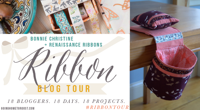 Bonnie Christine Ribbon Thread Catch & Pin Cushion {Tutorial}
