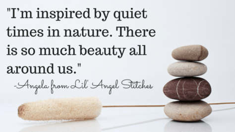 Photograph by Xisco Bibiloni from Flickr; Quote taken from comment by Angela from Lil' Angel Stitches.