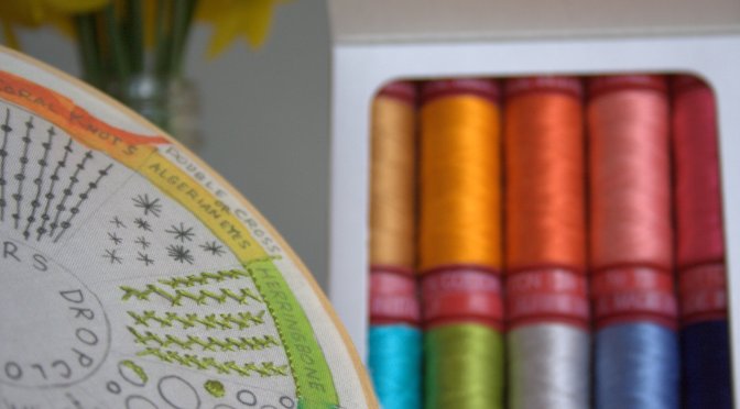 Nesting with Embroidery