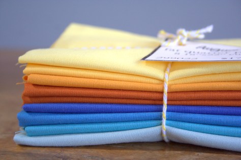 Fiddlehead Moda Bella Solids August FQ bundle