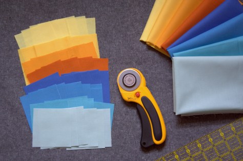 summer quilted placemat project start