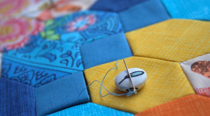 Summer EPP Table Runner Progress
