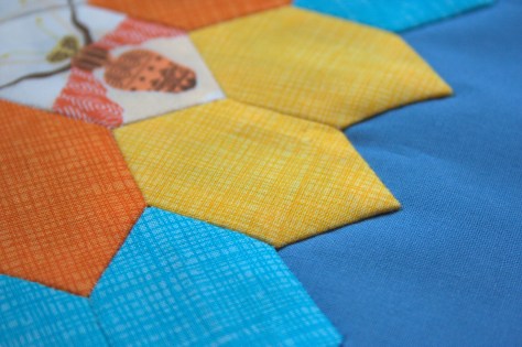 blind ish stitch Lucy Boston applique