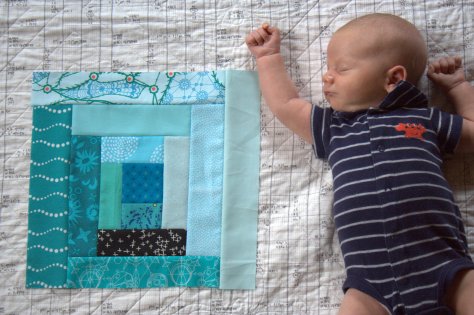 20 minute quilt block finn 1 month