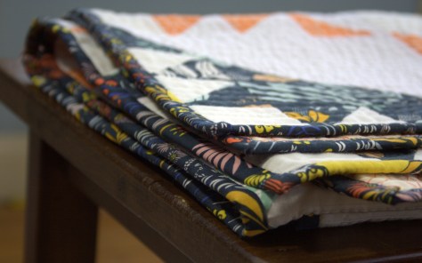folded quilt