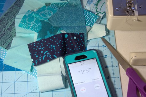 set a timer for 20 minutes and just sew