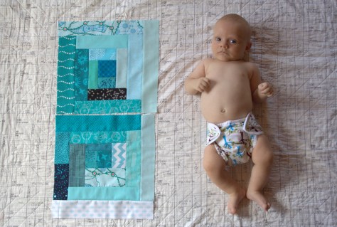 Finn 2 months old quilt