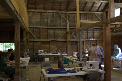 barn slow stitching