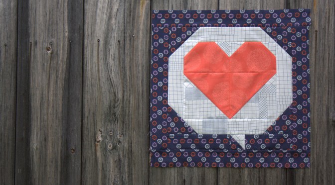 Hello, Love! Flimsy Finish & Pattern Release