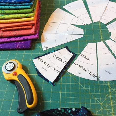 rainbow color wheel process
