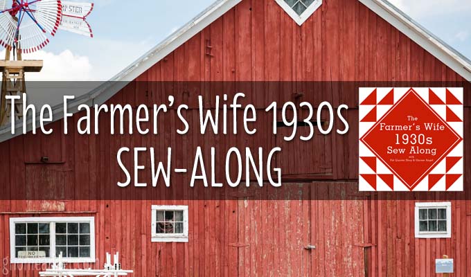 The Farmer's Wife 1930's Sew-along: Learn to sew the 99 Blocks from Laurie Aaron Hird's book The Farmer's Wife 1930's Sampler Quilt" with Angie Wilson of GnomeAngel.com, Fat Quarter Shop and From Marti Michell Perfect Patchwork Templates. Find out more here: http://gnomeangel.com/farmers-wife-1930s-sampler-quilt-sew-along/
