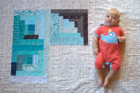 monthly milestone quilt 3 months