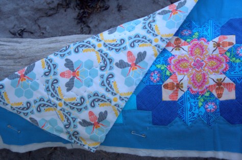 summer epp table runner be sweet backing