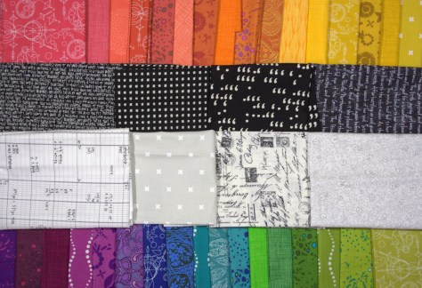 warm vs cool color palette fabric pull