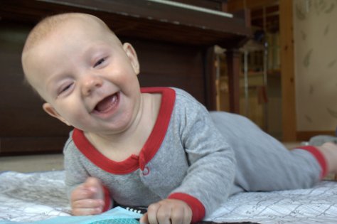 finn milestone quilt 4 months