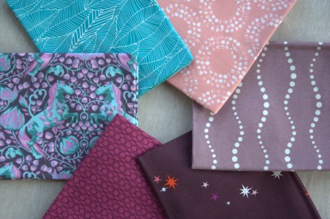 Autumn Dusk fabric bundle fiddlehead artisan supply