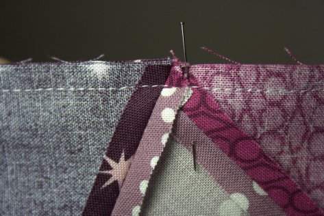 joining rows of kaleidoscope blocks tutorial