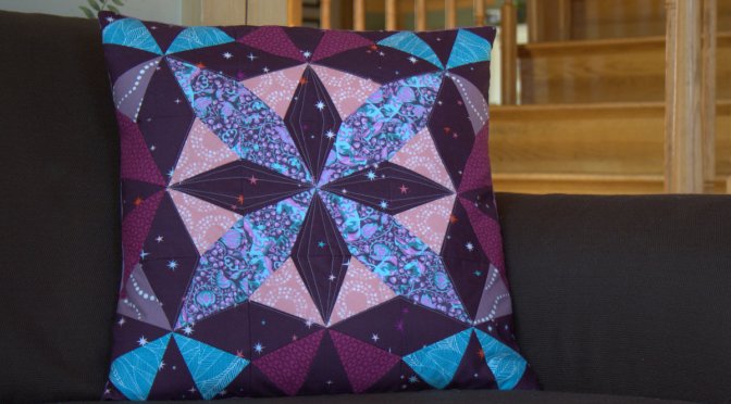 Autumn Dusk Kaleidoscope Pillow Tutorial