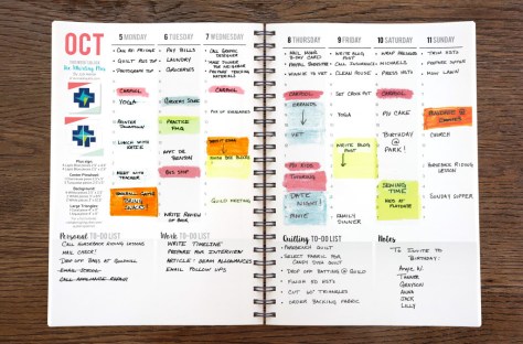weekly calendar