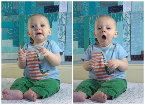 finn 6 months milestone quilt